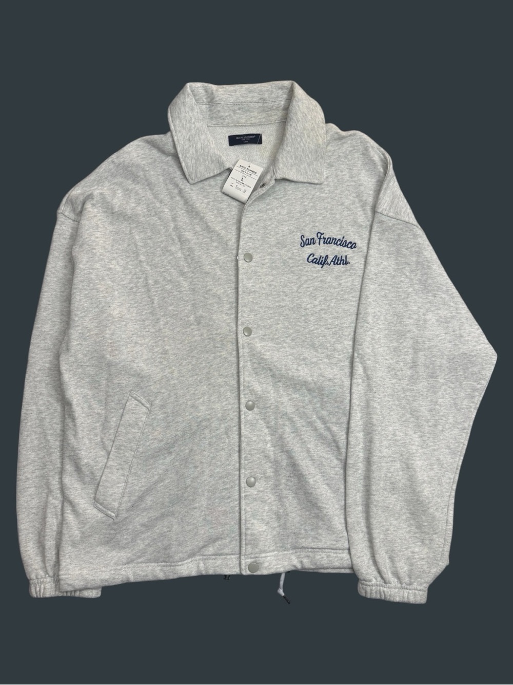 Back Number San Francisco California Athletic Cardigan Sweater